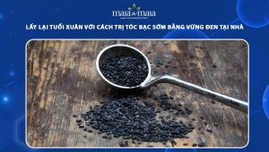 cách trị tóc bạc sớm bằng vừng đen
