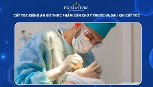 cấy tóc kiêng ăn gì