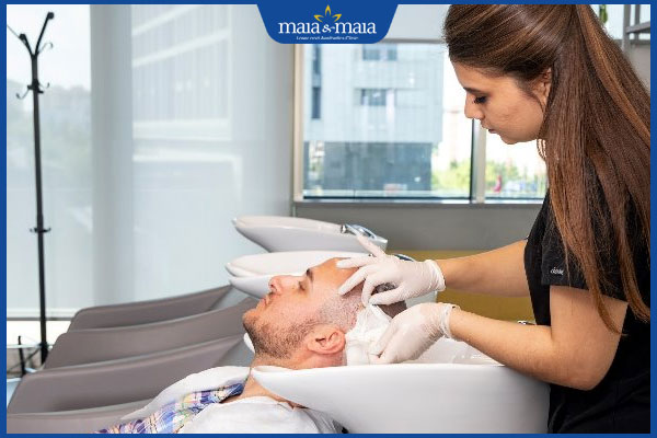 chăm sóc tóc sau cấy