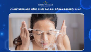 chấm tàn nhang kiêng nước bao lâu