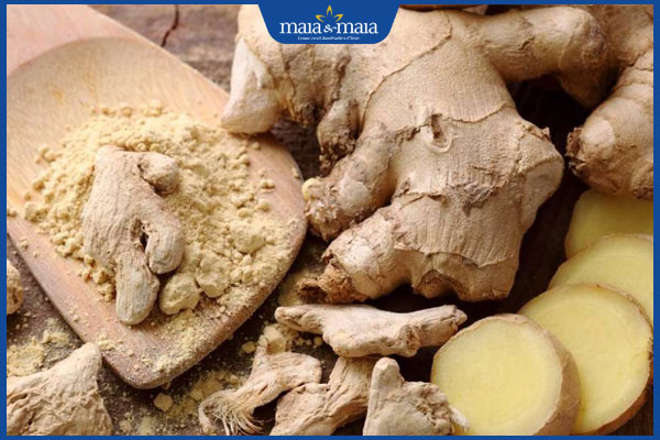 Trị thâm đầu gối bằng gừng tốt không? Gợi ý 5 cách đơn giản 2 củ gừng