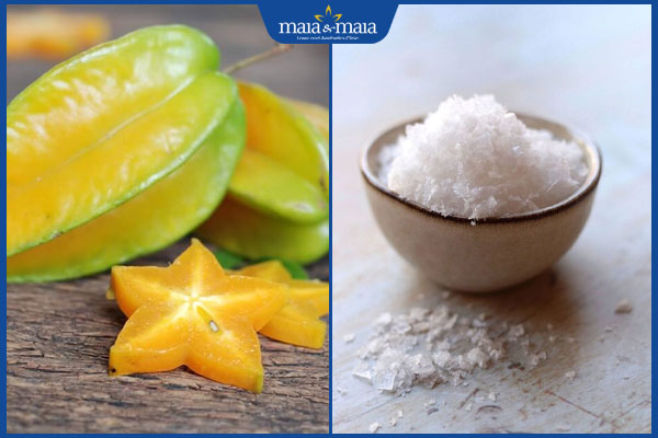 Hướng dẫn các cách trị tóc bạc sớm bằng khế chua đơn giản 4 khế chua và muối