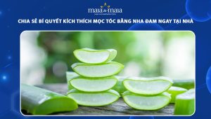 kích thích mọc tóc bằng nha đam