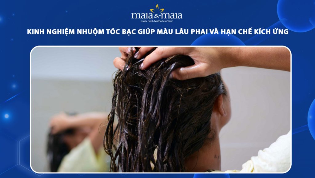 kinh nghiệm nhuộm tóc bạc