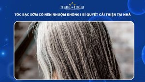 tóc bạc sớm có nên nhuộm không