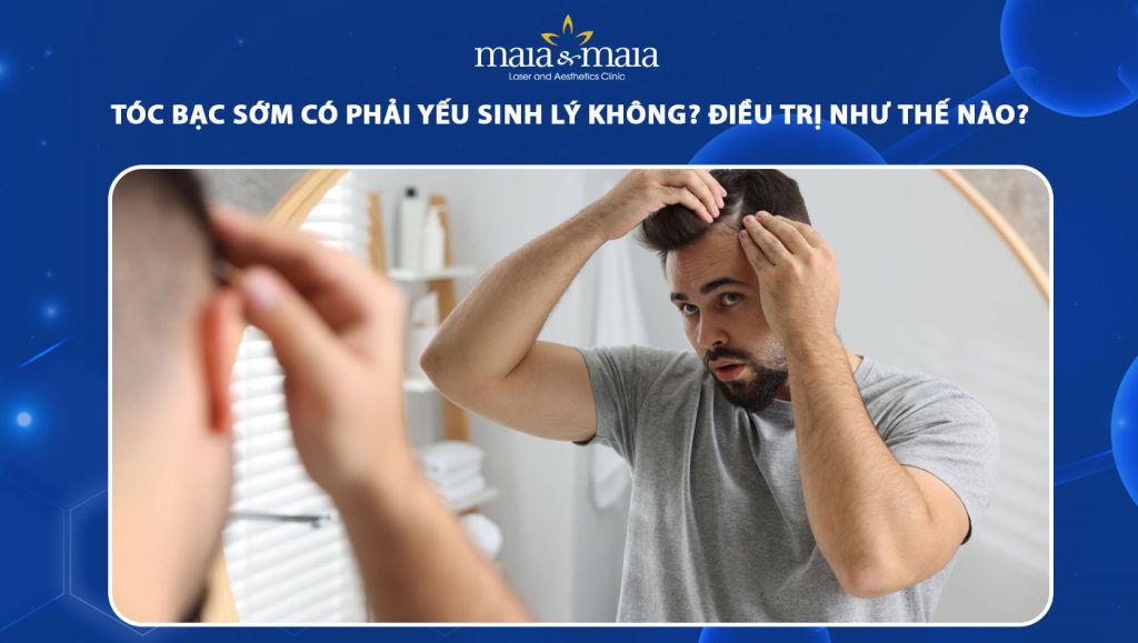 tóc bạc sớm có phải yếu sinh lý không