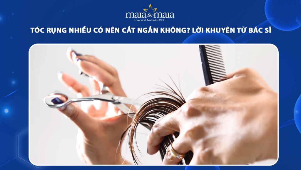 Tóc rụng nhiều có nên cắt ngắn không? Lời khuyên từ bác sĩ 1 tóc rụng nhiều có nên cắt