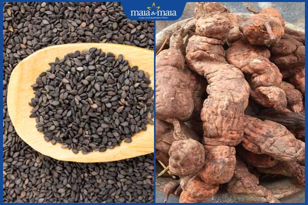 vừng đen và hà thủ ô