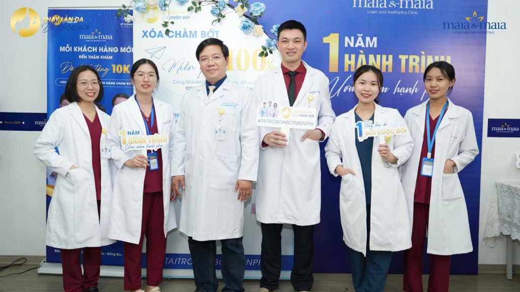 1 năm bớt sắc tố