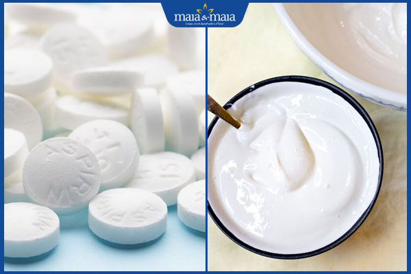Trị mụn bằng Aspirin có hiệu quả không? Lưu ý khi sử dụng 5 aspirin và sữa chua