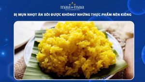 bị mụn nhọt ăn xôi được không