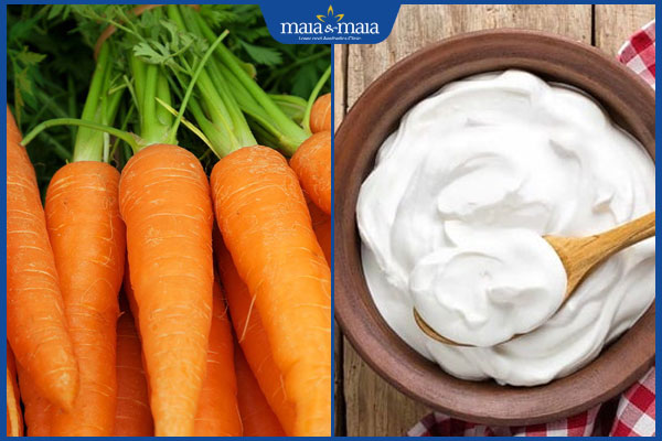 Bật mí 7 công thức trị mụn bằng cà rốt đơn giản, hiệu quả 4 cà rốt và sữa chua