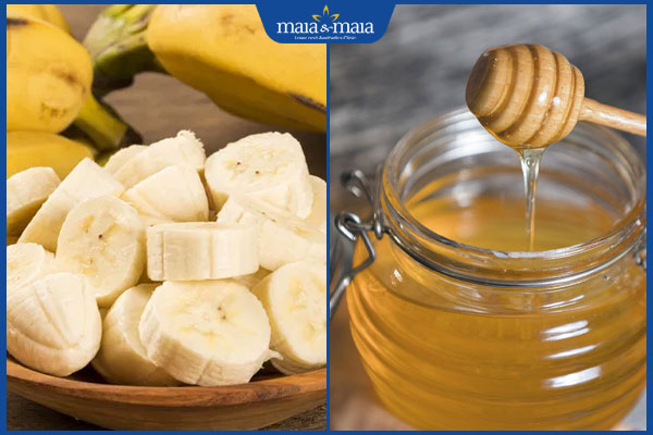 chuối và mật ong