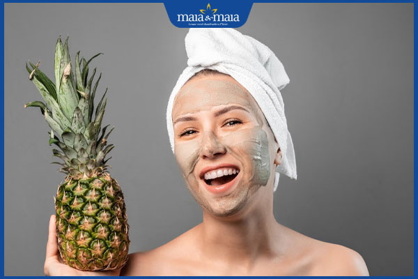 đắp mặt nạ từ quả dứa