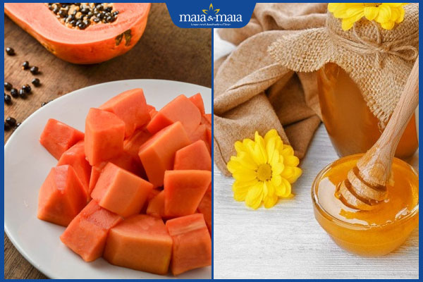 TOP 8 cách trị mụn bằng đu đủ an toàn và cho hiệu quả cao 4 đu đủ và mật ong