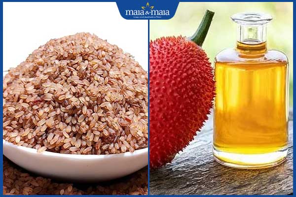 Chia sẻ 12 bí quyết trị mụn bằng gạo lứt đơn giản tại nhà 6 gạo lứt và dầu gấc