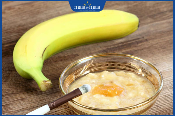 làm mặt nạ chuối