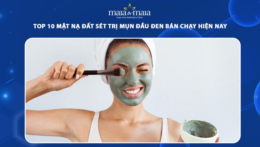 mặt nạ đất sét trị mụn đầu đen