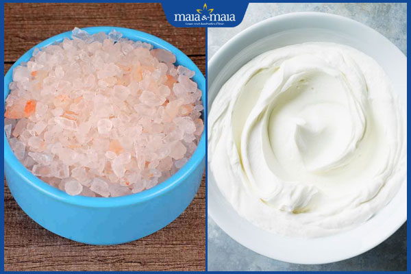 5 cách trị mụn bằng muối đơn giản, dễ thực hiện tại nhà 3 muối và sữa chua không đường