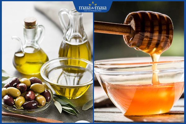 Hướng dẫn 5 cách trị mụn bằng dầu oliu đơn giản tại nhà 4 oliu va mat ong