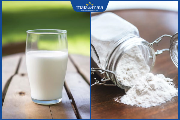 Top 5 cách trị thâm đầu gối bằng baking soda tại nhà 2 sữa tươi và baking soda