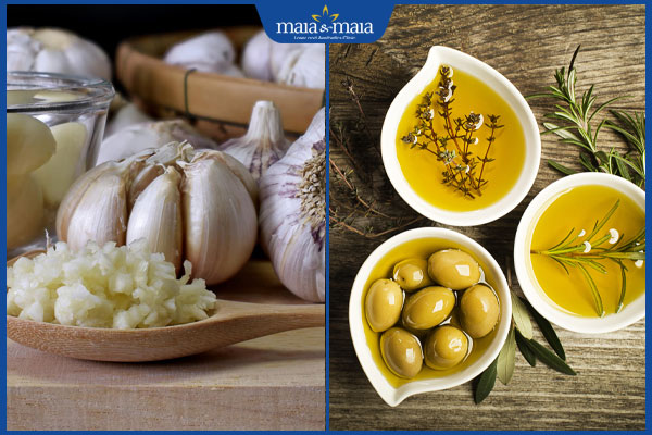 Bật mí 8 công thức trị mụn bằng tỏi đơn giản, hiệu quả 6 tỏi và dầu oliu