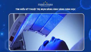 trị mụn bằng ánh sáng sinh học