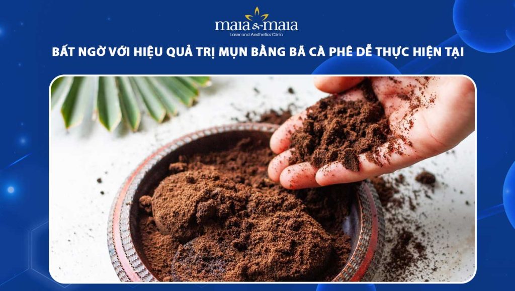 trị mụn bằng bã cà phê