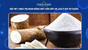 trị mụn bằng bột sắn dây