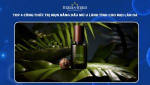 trị mụn bằng dầu mù u