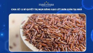trị mụn bằng gạo lứt