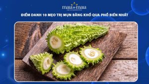 trị mụn bằng khổ qua