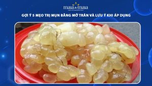 trị mụn bằng mỡ trăn