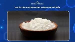 trị mụn bằng phèn chua