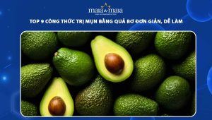 trị mụn bằng quả bơ