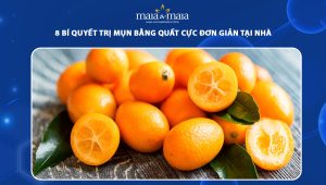 trị mụn bằng quất