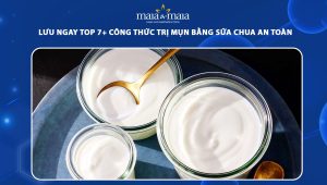 trị mụn bằng sữa chua