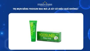 trị mụn bằng yoosun rau má
