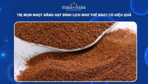 trị mụn nhọt bằng hạt đình lịch