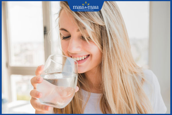 uống nước theo giờ