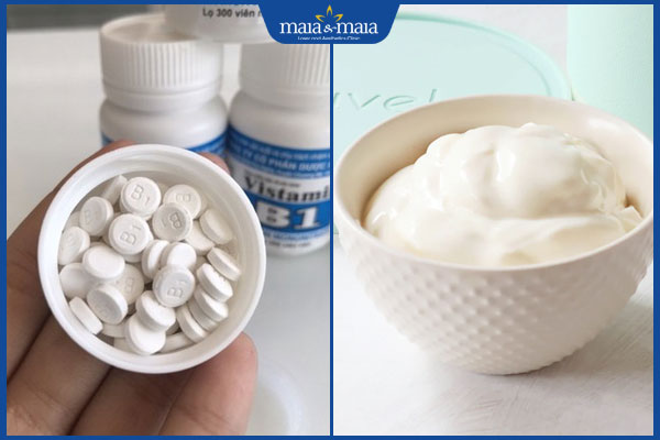 Hé lộ bí quyết trị mụn bằng vitamin B1 đơn giản tại nhà 3 vitamin b1 và sữa chua