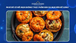 ăn bí đỏ có nổi mụn không