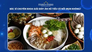 ăn hủ tiếu có nổi mụn không