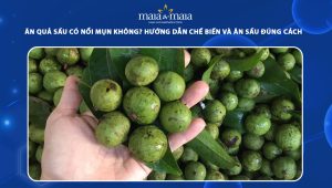 ăn quả sấu có nổi mụn không