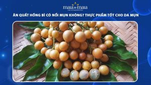 ăn quất hồng bì có nổi mụn không