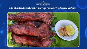 ăn thịt chuột có nổi mụn không