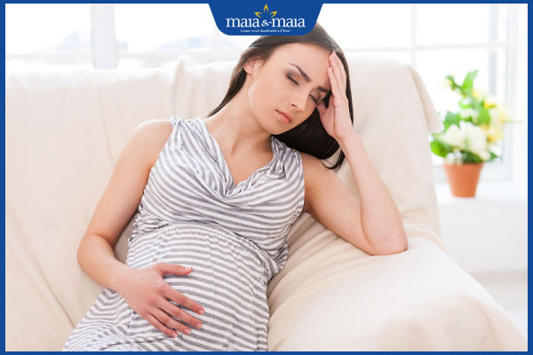 bà bầu mệt mỏi