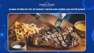 Bị mụn có nên ăn thịt bò không