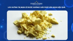 lưu huỳnh trị mụn