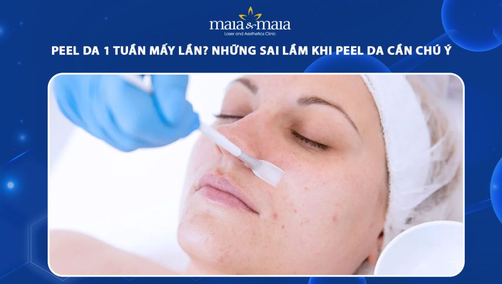 peel da 1 tuần mấy lần